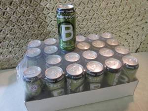 lot 207 image: Case of 24 Cans of Bullet Proof Ene...