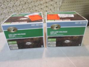 lot 233 image: Lot of 2 Low Voltage Black Outdoor ...