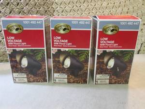 lot 234 image: Lot of 3 Low Voltage 50-Watt Black ...