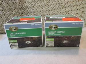 lot 239 image: Lot of 2 Low Voltage Black Outdoor ...