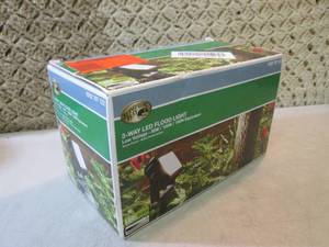lot 266 image: Low Voltage Black Outdoor Integrate...