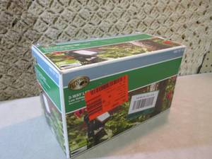 lot 267 image: Low Voltage Black Outdoor Integrate...