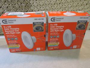 lot 273 image: Lot of 2 6 LED Color Changing Rece...