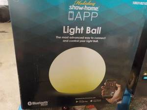 lot 28 image: Holiday Show Home Light Ball with A...