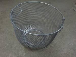 lot 75 image: New Wire Basket 14 tall and 18 di...