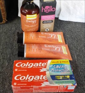 lot 87 image: Energy Body Lotions, Colgate and He...