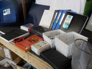 lot 95 image: Notebooks, Post Its and Storage con...