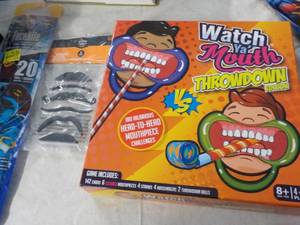 lot 122 image: WatchYa Mouth Game and Batman Kite ...