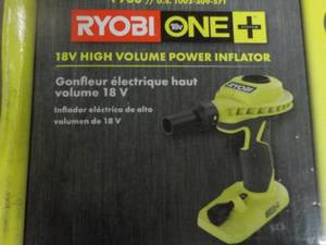 lot 156 image: RYObiOne 18v High Volume Power Infl...