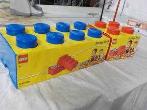 lot 157 image: 2 LEGO Storage Containers new...
