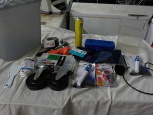 lot 158 image: Tools and all pictured in plastic s...