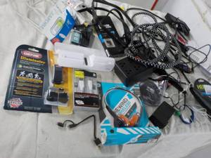 lot 168 image: Electronic lot in a storage tote...