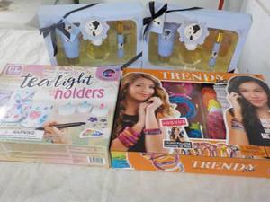 lot 184 image: Trendy Art, Tea Lights Holders Kits...