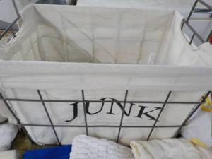 lot 192 image: Storage Totes, Sheets, Towels, Napk...