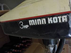 lot 206 image: MinnKota Trolling Motor 3 hp...