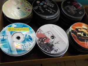 lot 234 image: 240 or More CDs, DVDs, and Games...