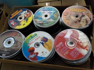 lot 235 image: 240 or More CDs, DVDs, and Games...