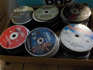 lot 236 image: 240 or More CDs, DVDs, and Games...