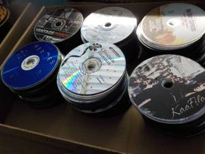 lot 237 image: 240 or More CDs, DVDs, and Games...