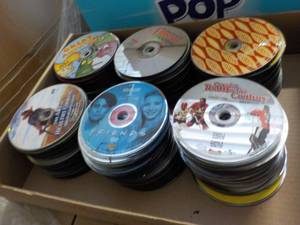 lot 238 image: 240 or More CDs, DVDs, and Games...