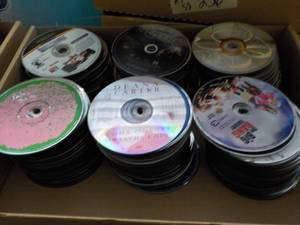lot 239 image: 240 or More CDs, DVDs, and Games...