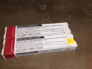 lot 3 image: Fahrenheat 30 in. 500-Watt Baseboard Heater in good condition