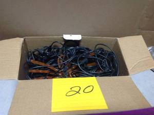 lot 20 image: Home Accents Holiday TY023-1326 48 in. 100-Light Tinsel Spider Web with Spiders not used