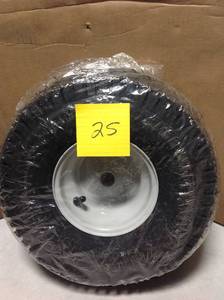 lot 25 image: Arnold 15 in. Universal Front-Rider Wheel for Lawn Tractors Not Used