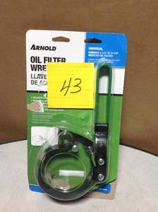 lot 43 image: Arnold Oil Filter Wrench in good condition