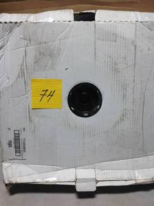 lot 74 image: UDP 12 in. I.D. x 34 in. O.D. x 100 ft. Clear Braided Vinyl Tubing with Dispenser Box  in good condition