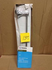 lot 130 image: Ashville 18 in. Towel Bar in Chrome  in good condition
