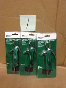 lot 1 image: Lot of 3 Commercial Electric 7-in-1 Electricians Multi-Tool with Pouch New