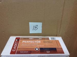 lot 18 image: Cadet Perfectoe 1,000-Watt 240-Volt Fan-Forced Under-Cabinet Electric Heater in Blackin good condition