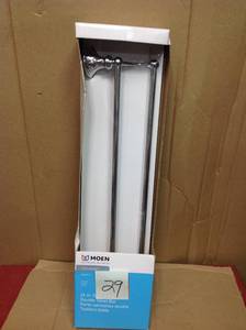 lot 29 image: Moen Glenshire 24 in. Double Towel Bar in Chrome&nbspNew
