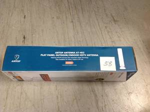 lot 58 image: Antop Flat-Panel Outdoor Indoor HDTV Antenna High Gain Digital Multi-Directionalin good condition