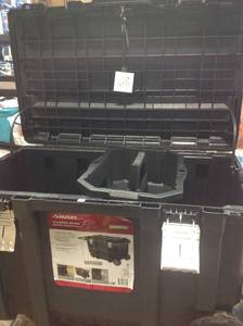 lot 68 image: Husky 37 in. Rolling Tool Box Utility Cart Blackin good condition