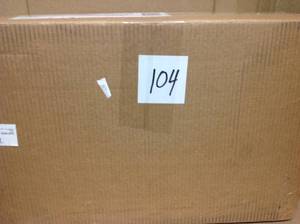 lot 104 image: RIDGID 22 in. Pro Organizer, Black not used