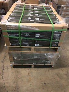 lot 121 image: Pallet of 48 cases Jeffrey Court Fresh White 6 in. x 6 in. Glossy Ceramic Field Wall Tile (12.5 sq. ft.  case) retail are $900