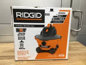 lot 10 image: RIDGID 6 Gal. 3.5-Peak HP NXT WetDry Vac