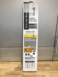 lot 17 image: CADET 30 in. 500-Watt 240-Volt Electric Baseboard Heater in White