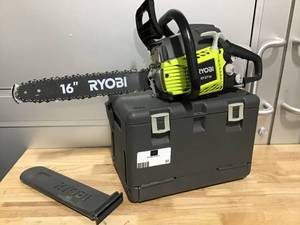 lot 22 image: Ryobi RY3716 16 Gas Chainsaw