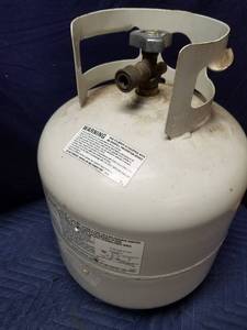 lot 17 image: Mr. Heater and a 20 lb. LP Tank