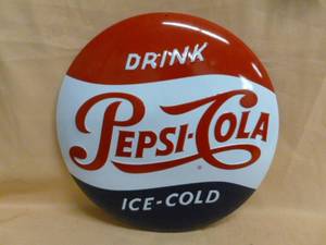 lot 95 image: Collectible Pepsi-Cola Sign