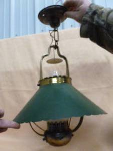 lot 112 image: Vintage Hanging Light