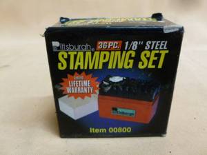lot 193 image: New Metal Stamping Set