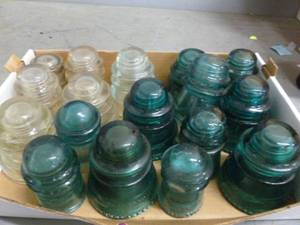 lot 203 image: Antique Insulators