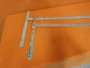 lot 17 image: (2) Alum T Squares