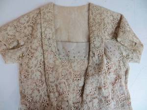 lot 24 image: VINTAGE Lace Dress with Belt
