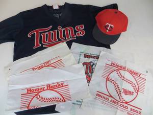 lot 35 image: Lot of Minnesota Twins Memorabilia
