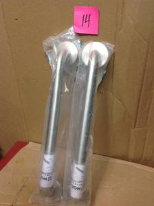 Lot of 2 MOEN Home Care 18 in. x 1-14 in. Concealed Screw Peened Grab Bar in Stainless not used